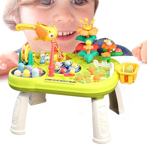 Bexdug Brettspiele für Kinder,Toys für Kleinkinder,Whack-Spielspielzeug |, Blumenarrangement-Spielzeug, multifunktionales Lernspielset für frühes Lernen von Bexdug