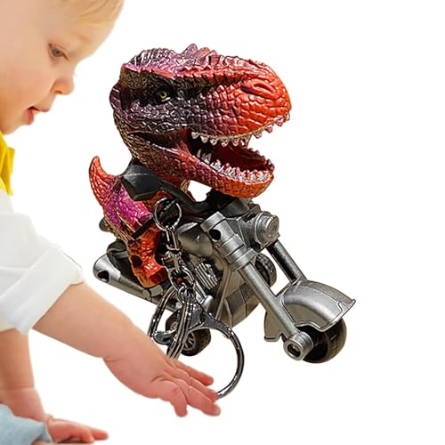 Bexdug Dinosaurier-Spielzeug zum Zurückziehen, Dinosaurier-Spielzeug für Kinder, Kreatives, reibungsbetriebenes Dinosaurier-Spielzeug in Motorradform, Sicheres von Bexdug