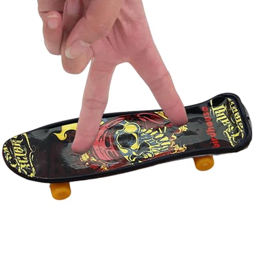 Bexdug Fingerbrett klein,Finger-Skateboard,Kompaktes Skateboard für Liebhaber innovativer Spielzeuge | Winziger Skateboard-Starter, neuartiges Spielzeug, Partygeschenke für Kinder, Finger-Skater von Bexdug