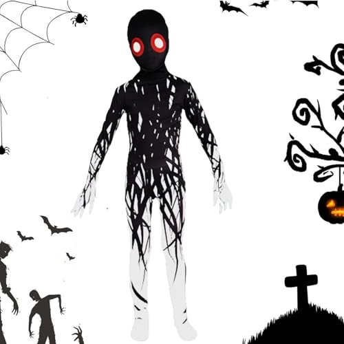 Bexdug Halloween-Kostüme für Kinder, Horror-Kostüme - Atmungsaktive Kinder-Halloween-Kostüme,Mehrzweck-weiche festliche Kostüme, Gothic-Kostüme für Partys von Bexdug