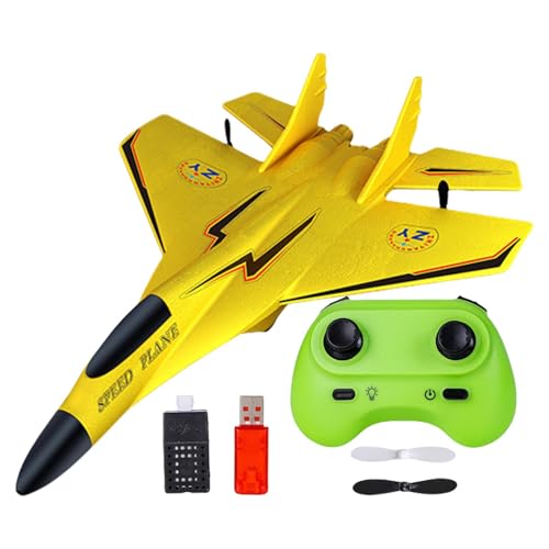 Bexdug Kämpfer-Modellspielzeug, RC-Flugzeugspielzeug - Modell Spielzeug Flugzeug Spielzeug RC Kämpfer Modell Spielzeug,Zurückziehbares Schaumstoff-Flugzeugspielzeug, Flugzeugmodell mit Licht für von Bexdug