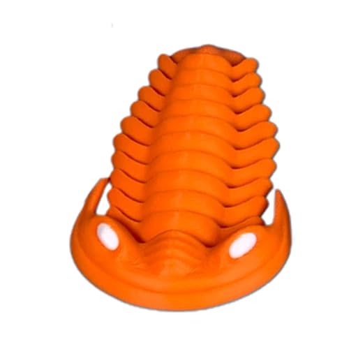 Bexdug Kleine 3D-gedruckte Zappeltiere,3D-gedruckte Zappelspielzeuge - Fidget Toy Trilobit Statue | Vivid Sensory Toys Partygeschenke, einzigartige Schreibtischskulptur für Schlafzimmer, kreative von Bexdug