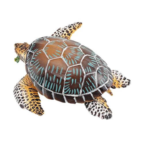 Bexdug Meeresschildkröten-Tierspielzeug, Meeresschildkröten-Figur, Realistische Schildkrötenspielzeug-Miniaturfiguren, Buntes pädagogisches Schildkrötenspielzeug für Kinder, und Mädchen von Bexdug