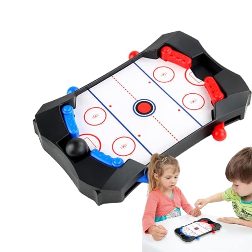 Bexdug Mini-Eishockey-Desktop, Tisch-Eishockeyspiel,Desktop-Sportspiele | Interaktives Eltern-Kind-Wettbewerbsspiel für Kinder und Erwachsene, Familienspielabendspaß von Bexdug