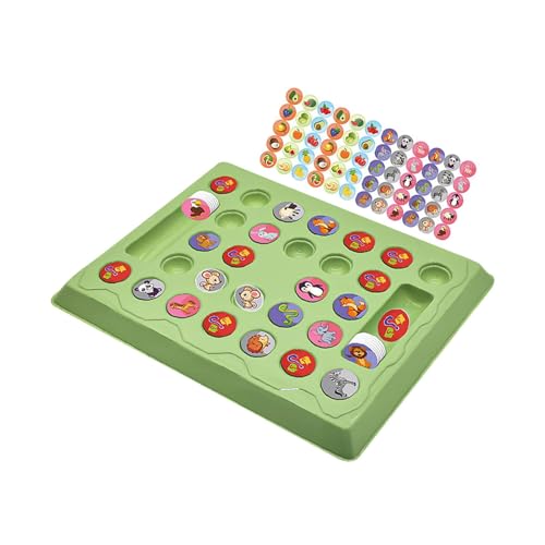 Bexdug Passende Spielkarten,Tier-passende Spielkarten | Obst- und Tier-Kombinationsspiel zum Aufbau von Fähigkeiten | Lustige Kinder, die Kartenspielaktivitäten mit Einer Glocke Spielen, verbessern von Bexdug