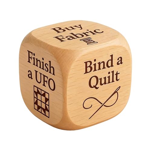 Bexdug Quilt-Entscheidungswürfel – Auswahlwerkzeug für Quilt-Projekte, zufälliger Quilt-Entscheidungsgenerator für Bastler, Nähliebhaber, Geburtstag, Damen, Schule, Herren, Weihnachten Bexdug Quilt-Entscheidungswürfel – Auswahlwerkzeug für Quilt-Projekte, zufälliger Quilt-Entscheidungsgenerator für Bastler, Nähliebhaber, Geburtstag, Damen, Schule, Herren, Weihnachten von Bexdug