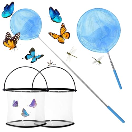 Bexdug Schmetterlingsfangnetz - Ausziehbares Fangnetz Für Kinder Angeln | Multifunktionales Entdeckungsspielzeug Für Draußen Bexdug Schmetterlingsfangnetz - Ausziehbares Fangnetz Für Kinder Angeln | Multifunktionales Entdeckungsspielzeug Für Draußen von Bexdug
