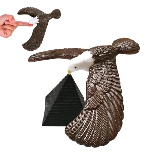 Bexdug Schwerkraft-Vogelspielzeug, balancierender Adlervogel - Balancierendes Adlerspielzeug,Desktop Balance Eagle Bird Science Toy, Party Trick Lustiges interaktives pädagogisches Fingerspielzeug für von Bexdug