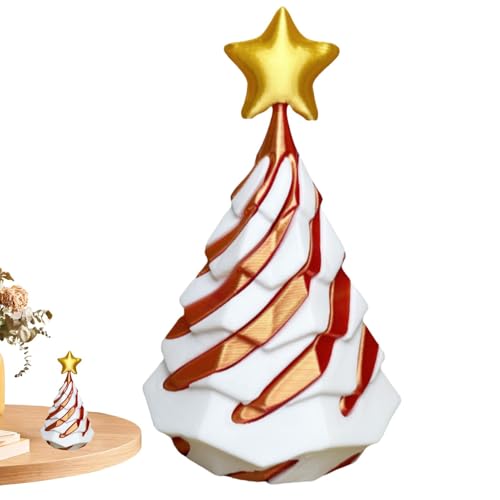 Bexdug Spiral Fidget Cone, Impossible Cone Spiral, Sensorisches Zappelspielzeug Weihnachtsbaum, Stressabbau-Spielzeug, -gedruckt, spiralförmiges Fidget-Spielzeug für Kinder, und Mädchen, von Bexdug