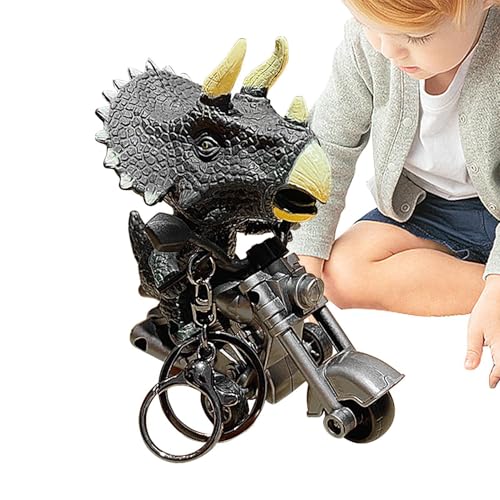 Bexdug Zurückziehbares Dinosaurier-Autospielzeug,Dinosaurier-Spielzeugauto zum Zurückziehen | Kreatives, reibungsbetriebenes Dinosaurier-Spielzeug in Motorradform | Sicheres von Bexdug