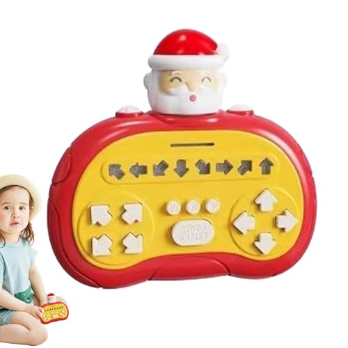 Fast Push Handheld Game, schnelles Push -Spiel,Pop Light Up Push Fidget Toy | 4 Modi, tragbare elektronische sensorische Spielzeuge, lustige Freizeitaktivität von Bexdug