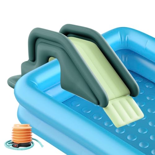 Inflatable Water Slide, Pool Slide, Blow Up Water Slides for Backyard, Pool Slide for Inground Pool, Swimming Pool Anti-Rollover Inflatable Water Slide, Kids Inflatable Toys von Bexdug