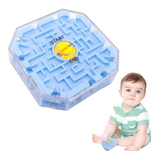 Labyrinth Maze -Spiel, Maze Ball Classic Travel Game | 3D Marble Maze Game | Klassische Heimreise, Ball im Puzzle hilft, Stress zu reduzieren, Gedankenrätsel für Kinderalter, Hirnteaser für von Bexdug