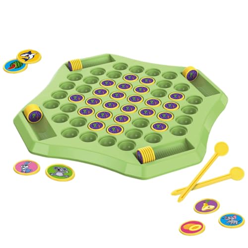 Schachbrettspiel, Schachspiele für Kinder,58x Tier-passendes Schachbrett | Cartoon-Schach-Brettspiel-Puzzle, Win-Reisespiel für Erwachsene, Kindergarten, Vorschule von Bexdug