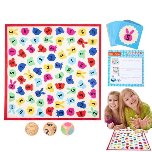 Schachbrettspiel, Schachspiele für Kinder,Kinder klatschen passendes Spiel - Lernspielzeug für Kinder, interaktives Eltern-Kind-Training, klatschendes Tier und Flip-Schach für und Mädchen von Bexdug