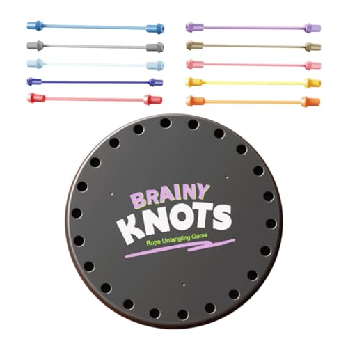 Seillösespiel, Brainy Knots-Spiel,Interaktives Strategie-Puzzle-Brettspiel | Rope Untying Mind Brettspiel Eltern-Kind-Spielzeug für Zuhause, Kindergarten, Kindertagesstätte von Bexdug