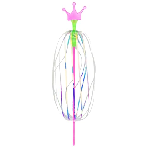 Spinner Zauberstab für Kinder, leuchtende Regenbogen -Twirler | Magie leuchtende Blase Zauberstab Spinner | Interaktives Spielzeug Zauberstab, rotierende Blasenspielzeug für Kinder Erwachsene, von Bexdug