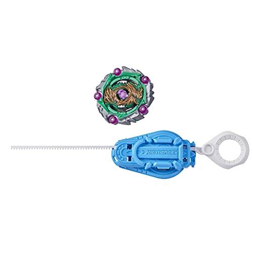 Hasbro Beyblade Burst Surge Speedstorm Curse Devolos D6 Kreisel Starter Pack - Balance-Typ Kampfspiel Top mit Launcher, Spielzeug für Kinder von Hasbro