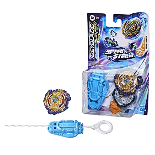 Hasbro Beyblade Burst Surge Speedstorm Mirage Fafnir F6 Kreisel Starter Pack – Battle Kreisel mit Starter von Hasbro