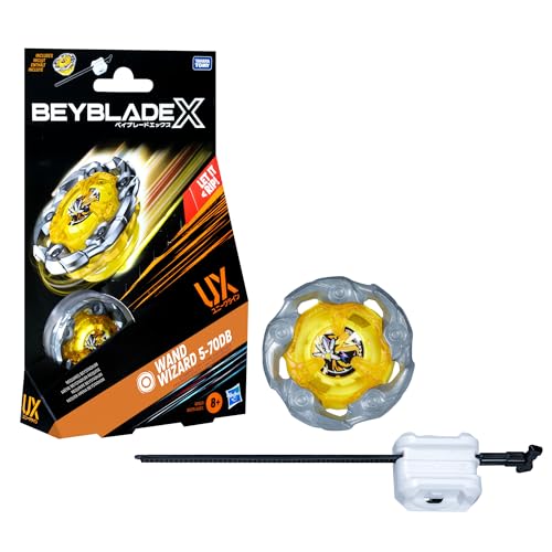 Beyblade X Wand Wizard 5-70DB UX Starter Pack Set mit Ausdauer Typ Top und Launcher; Authentische Takara Tomy Battle Tops Spiele/Spielzeug für Jungen und Mädchen ab 8 Jahren von Beyblade