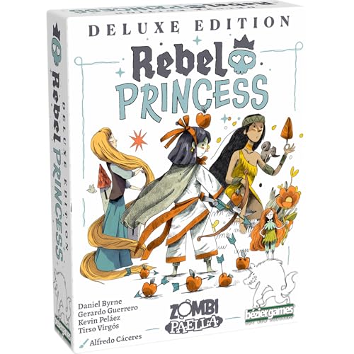 Rebel Princess Deluxe Edition, ultimative Mischung aus Thema und Strategie, schnelllebiges süchtig machendes Kartenspiel, perfekt für Spielabende – 3 + Spieler, ab 15 Jahren, 45 Minuten – von The von Bezier Games