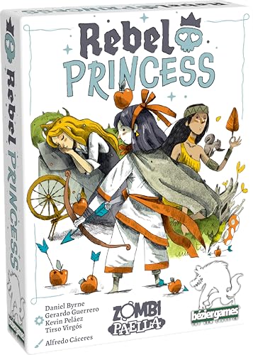 Rebel Princess Standard Edition, ultimative Mischung aus Thema und Strategie, schnelllebiges süchtig machendes Kartenspiel, perfekt für Spieleabende – 3+ Spieler ab 15 Jahren 45 Minuten, von The von Bezier Games