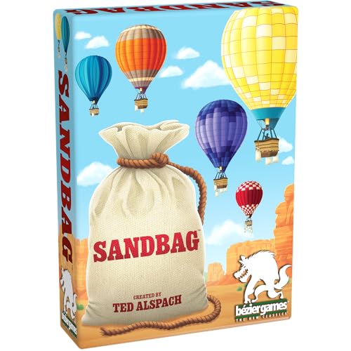 Sandsack - von The Creators of Cat in The Box Deluxe Edition Bézier Games - Trick Taking Kartenspiel - 30 Minuten Spielzeit - Strategie-Kartenspiel für 3 bis 6 Spieler - Schnelles Gameplay Sandsack - von The Creators of Cat in The Box Deluxe Edition Bézier Games - Trick Taking Kartenspiel - 30 Minuten Spielzeit - Strategie-Kartenspiel für 3 bis 6 Spieler - Schnelles Gameplay von Bezier Games
