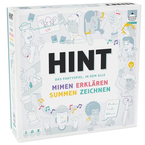 Bezzerwizzer Studio, HINT, Partyspiel, Ratespiel, 4+ Spieler, Ab 15+ Jahren, 45 Minuten, Deutsch, 2. Hint von Bezzerwizzer