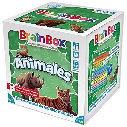 Asmodee BrainBox Tiere - Brettspiel in Spanisch, TGG13403 von Bezzerwizzer