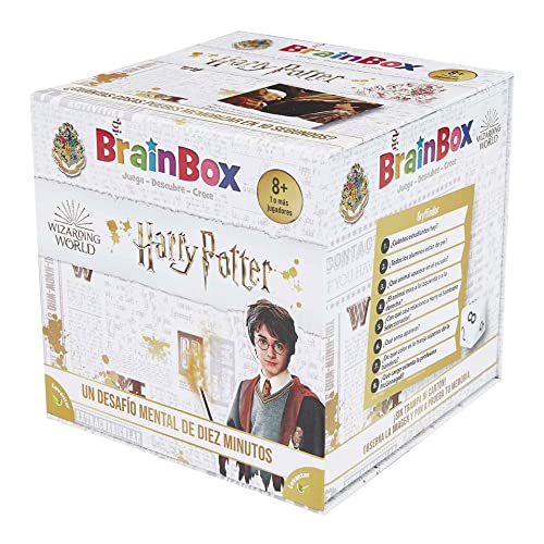 Beezerwizzer Studio | BrainBox Harry Potter | Lernspiel mit Gedächtniskarten für Familien und Kinder | ab 8 Jahren | ab 1 Spieler | 10 Minuten pro Spiel | Spanisch von Bezzerwizzer