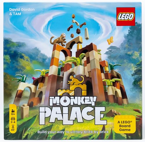 Dotted Games - Monkey Palace Age 10+: A Lego Board Game - Build Your Way to Victory Brick by Brick! Fun Family Building Game for Kids & Adults, Ages 10+, 2-4 Players, 45 Minute Playtime Dotted Games - Monkey Palace Age 10+: A Lego Board Game - Build Your Way to Victory Brick by Brick! Fun Family Building Game for Kids & Adults, Ages 10+, 2-4 Players, 45 Minute Playtime von Bezzerwizzer