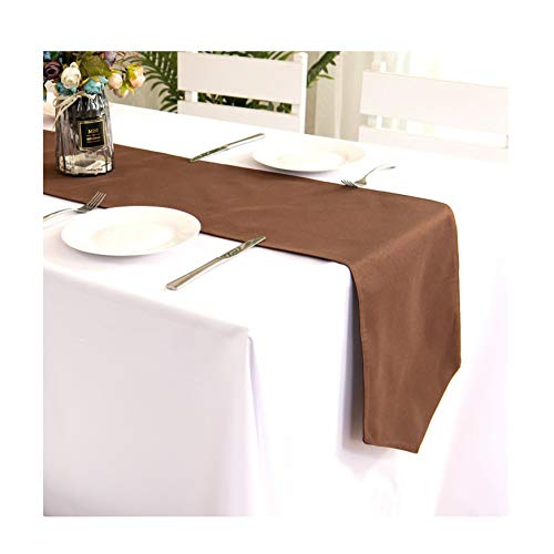 BgnEhRfL Tischdecke, Tischdecke, Polyester-Tischläufer, Tischläufer for Hochzeiten, Events, Hotels und Gastronomie(30 * 140CM) von BgnEhRfL