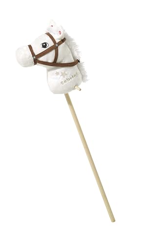 Bibi & Tina 740570 740570-Steckenpferd Sabrina Bibi Blocksberg Plüschtier, 2 Jahre to 99 Jahre, White Bibi & Tina 740570 740570-Steckenpferd Sabrina Bibi Blocksberg Plüschtier, 2 Jahre to 99 Jahre, White von Bibi & Tina