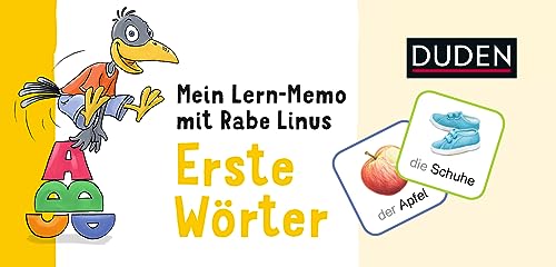 Mein Lern-Memo mit Rabe Linus - Erste Wörter (Kinderspiel) (Linus Lernspiele), Yellow von Bibliograph. Instit. GmbH