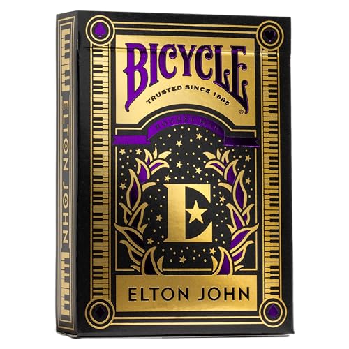 Bicycle 10041803 Elton John Playing Cards, Yellow von Bicycle