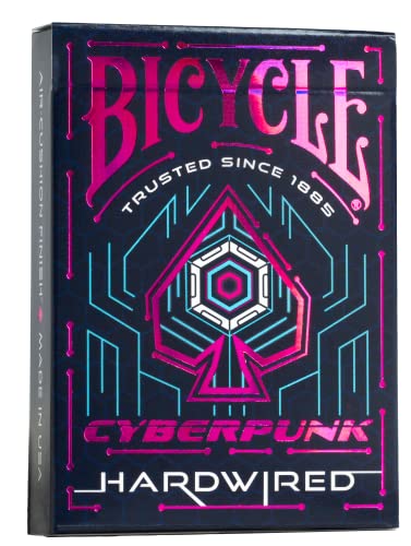 Bicycle - Cyberpunk Spielkarten mit Kabel, 1 Deck von Bicycle