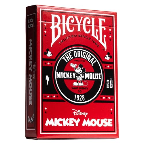 Bicycle 10040302 Disney (Red) Mouse Classic Mickey, White von Bicycle