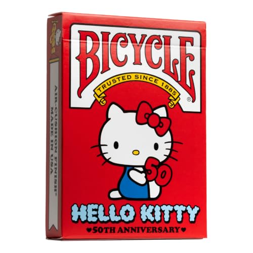 Bicycle® Hello Kitty - 50th Anniversary (Designer Spielkarten, Poker, Skat...) von Bicycle