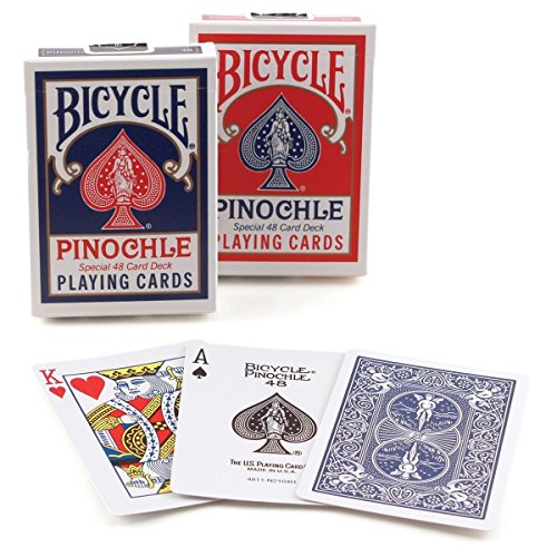 Bicycle Pinochle Spielkarten 4er Pack von Bicycle