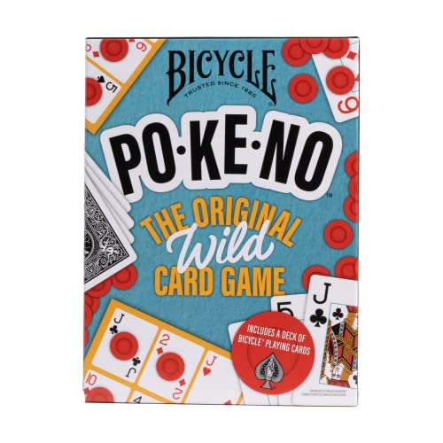 Bicycle Pokeno Playing Card Game Pack (Includes 1 Deck, Scorecards, and Chips) von Bicycle