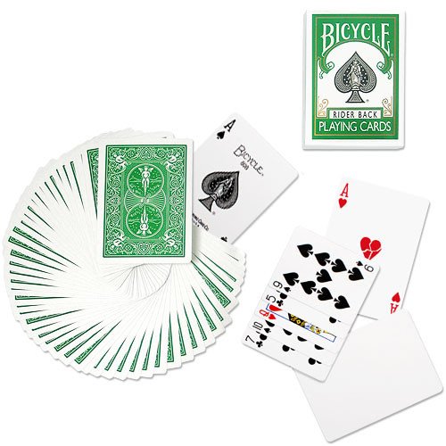 Bicycle Poker Deck - green von Bicycle