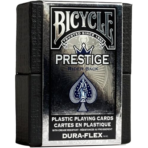 Bicycle Prestige Kunststoff-Spielkarten (Farben können variieren) von Bicycle