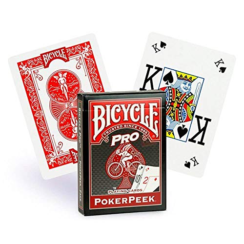 Bicycle Spiel Pro Poker Peek Red von Bicycle