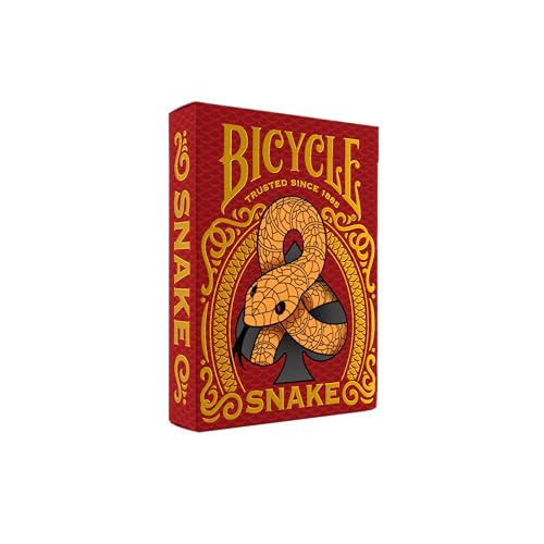 Bicycle - Spiel mit 54 Schlangenkarten – Chinesische Sternzeichen Edition – Jahr der Schlange – Spielkarten – Pokerformat von Bicycle