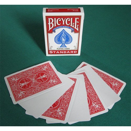 Carte Bicycle Magic Gaff dorso Rosso fronte Bianco von Bicycle