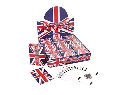 Charming, Collectible Union Jack Playing Cards Souvenir! Souvenir / Speicher / Memoria! Compact, Colourful Union Jack / British Flag Collectible Deck of Cards! A Memorable London Souvenir! Cartes à Jouer / Karten Spielen / Carte da Gioco / Jugando a Las Cartas! von Bicycle