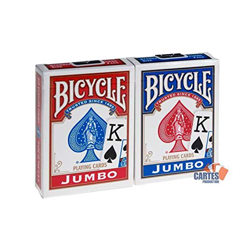 US Playing Card Company - Pokerkarten - Bicycle Jumbo Index von Cartes Production / Poker Production