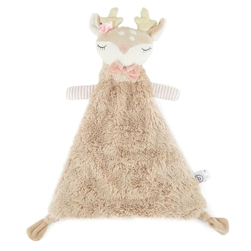 Bieco Schmusetuch REH Ella | Schnuffeltuch Baby| Kuscheltier Schmusetuch Mädchen Geschenk zur Geburt Neugeborenen Baby Kuscheltuch 0 Monate von Bieco