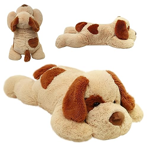 Big Baloo Weighted Stuffed Animal, Anxiety Kuscheltier Hund 2kg, XXL Kuscheltier Groß, 70cm Riesen Kuscheltier, Gewichtetes Plüschtier Für Kinder Und Erwachsene von Big Baloo