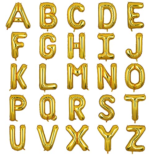 XXL Groß Buchstaben Y Ballon Gold Helium Luftballons Riesen Mylar Alphabet Folienballon Jubiläum Babyparty Hochzeit Geburtstag Party Dekoration 100CM(Gold Y) von Big Eye Owl